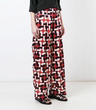 For Restless Sleepers + Geometric Print Palazzo Pants