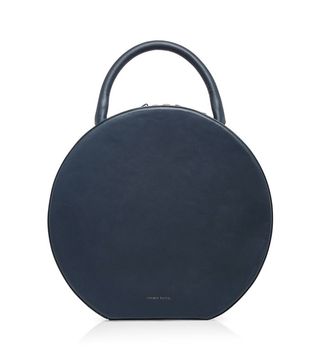 Mansur Gavriel + Navy Leather Circle Bag