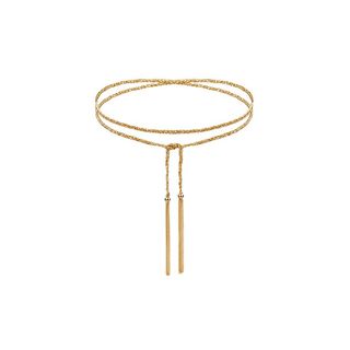 Are You Am I + Era Gold Choker in Rose