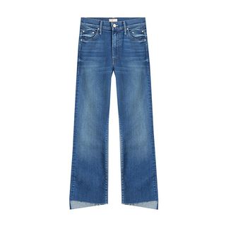 Mother + The Insider Crop Step Frayed Jeans