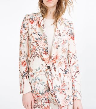Zara + Long Printed Jacket
