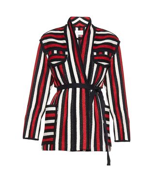 Isabel Marant Étoile + Breeda Wool-Blend Striped Jacket