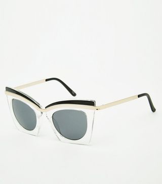 ASOS + Square Cat Eye Sunglasses