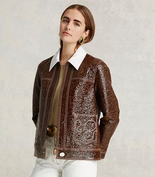 Trademark + Crinkle Patent Jacket