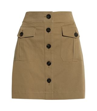 Burberry Brit + Stretch Cotton Mini Skirt