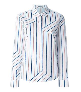 Jil Sander + Long Sleeve Striped Shirt