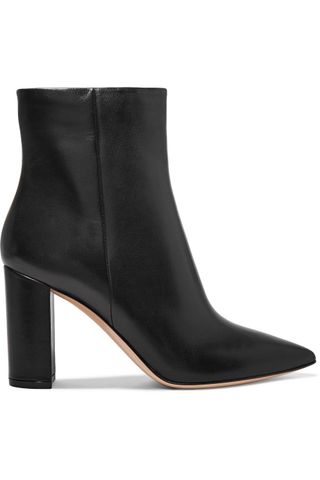 Gianvito Rossi + 95 Leather Ankle Boots