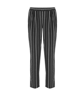 Equipment + Hadley Striped Washed-Silk Pants