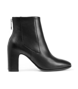 Balenciaga + Haussman Leather Ankle Boots