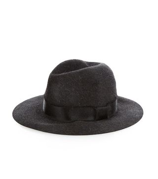 Rag & Bone + Floppy Brim Rabbit-Fur Felt Fedora Hat