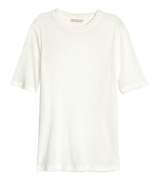 H&M + Fitted Jersey Top