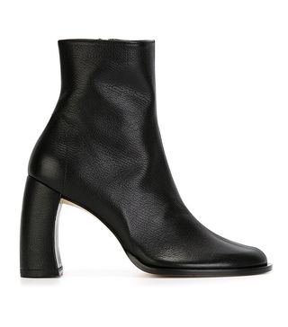 Ann Demeulemeester + Curved Heel Ankle Boots