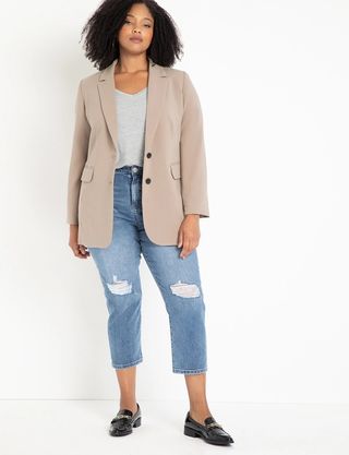 Eloquii + The 365 Suit Long Tailored Blazer