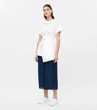 COS + Oversized Top With Chunky Tie