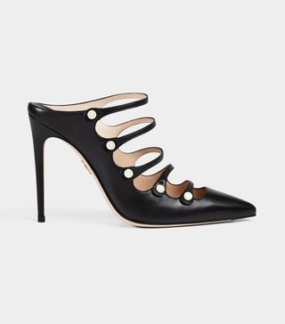 Gucci + Leather Ankle Pump