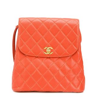 Chanel + Vintage Quilted Backpack