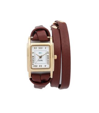 La Mer Collections + Leather Wrap Watch