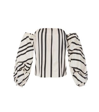 Johanna Ortiz + Cotton Silk Striped Frida Top