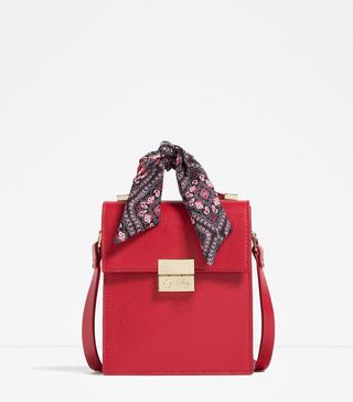 Zara + Cross-Body Bag with Scarf Detail