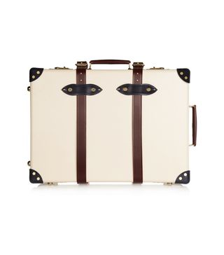 Globetrotter + The Goring 21 Leather-Trimmed Travel Trolley