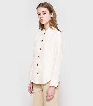 Trademark + Pajama Collar Shirt