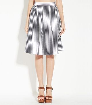 Forever 21 + Contemporary Striped Skirt