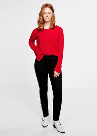 Violeta by Mango + Fine-Knit Sweater