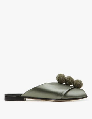 Trademark + Pompom Sandal in Sage