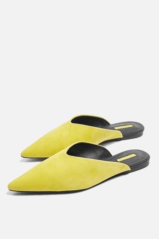 Topshop + Yellow Kilo Pointed Mules