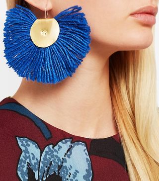 Katerina Makrigianni + Hand Fan Earrings
