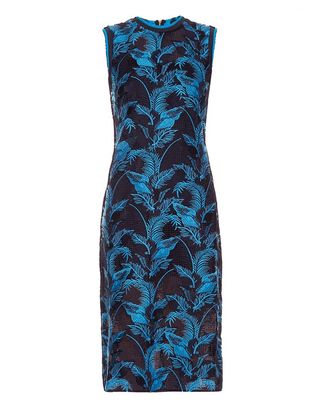 House of Holland + Floral-Embroidered Sleeveless Dress