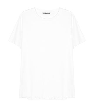 Acne + Isidora White Cotton T-Shirt