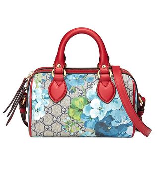 Gucci + GG Blooms Mini Top Handle Bag