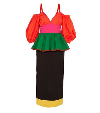 Isa Arfen + Color-Block Dress