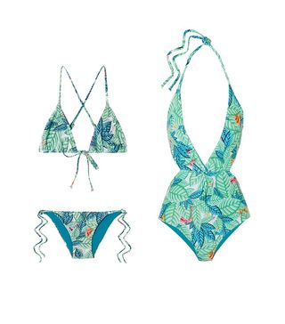 Mara Hoffman + Printed Triangle Bikini