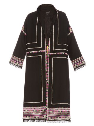 Isabel Marant + Bering Embellished Wool Coat