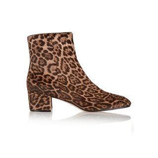 Gianvito Rossi + Leopard Print Calf Hair Boots