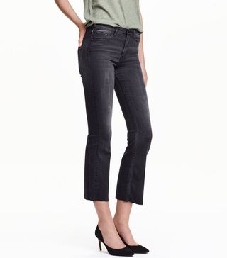 H&M + Kick Flare Ankle Jeans