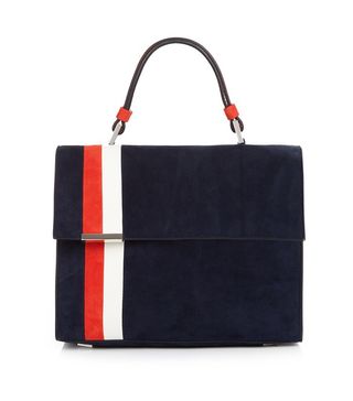 Tomasini Paris + Striped Suede Bag