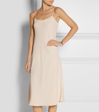 The Row + Gibbons Crepe Midi Dress