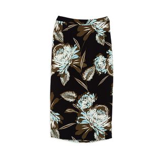Who What Wear + Sarong Midi Skirt