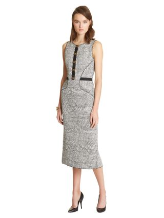 Oscar de la Renta + Boucle Tweed Dress