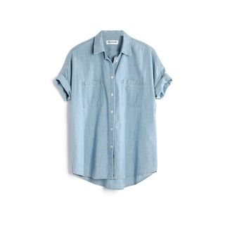 Madewell + Chambray Courier Shirt in Buckley Wash