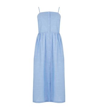 Warehouse + Cotton Cami Midi Dress