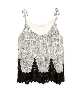 H&M + Strap Top With Lace