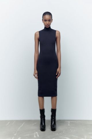 Zara + Knitted Dress