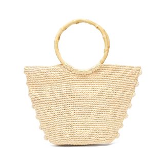 Sensi Studio + Woven Toquilla-Straw Basket Bag