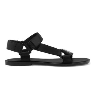 Vince + Parks Leather and Canvas Sandals