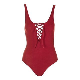 Topshop + Tie-Up Bodysuit