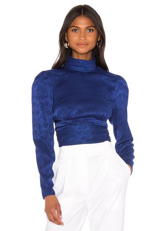 L'Academie + The Suzanne Top in Navy